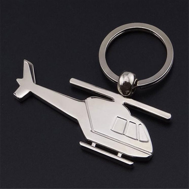 Keychain Helicopter Metal